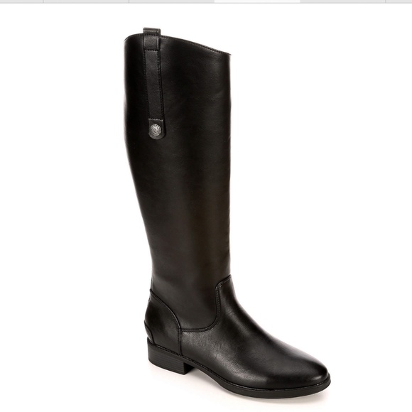 Xappeal women’s Emery knee high faux leather black riding boots US 6.5 - Picture 10 of 16